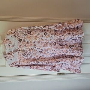 Jessica Simpson Pink Paisley Maternity Dress